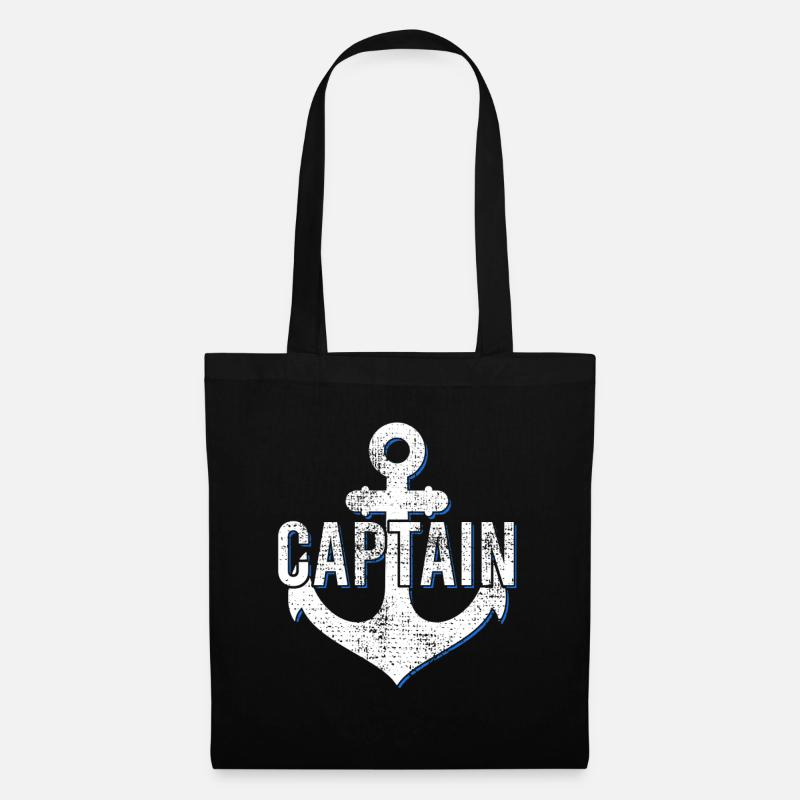 captain - Tote Bag - black