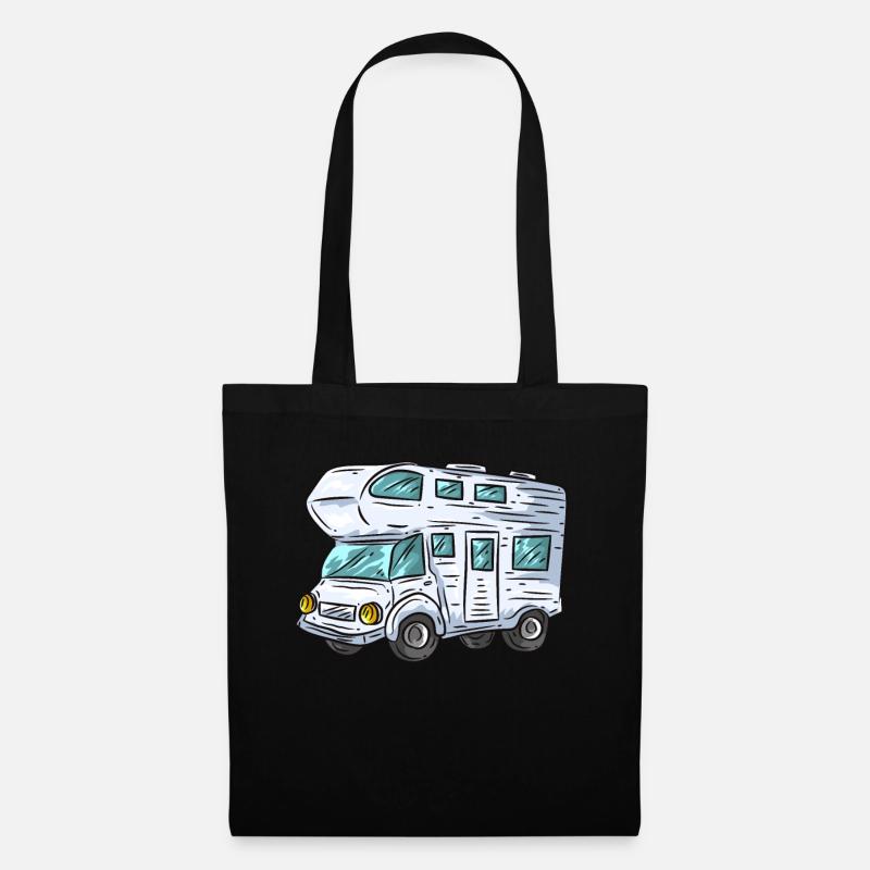 Wohnmobil - Stoffbeutel - Schwarz