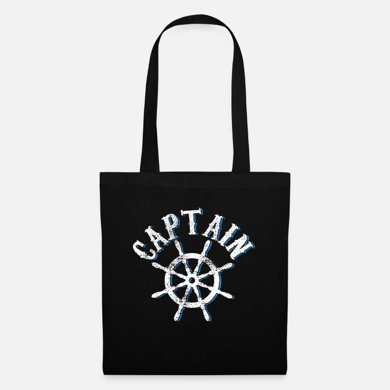 captain - Tote Bag - black