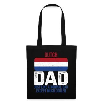 Dutch Dad Netherlands flag design for the - Tote Bag - black - Front