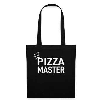 Pizza Master Pizza Chefkoch - Italienische Pizza - Stoffbeutel - Schwarz - Vorne