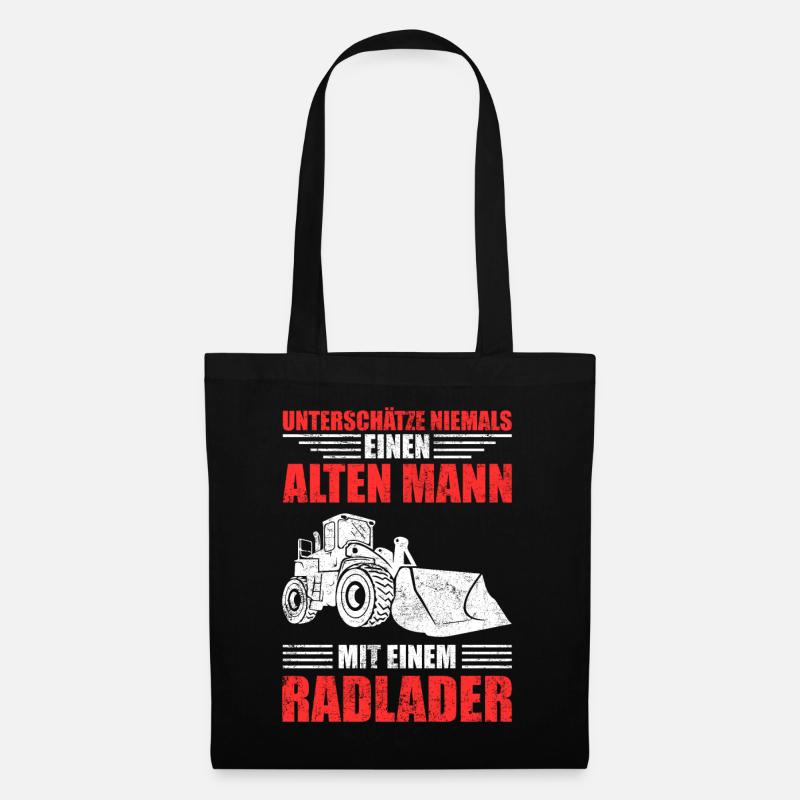 Radlader - Stoffbeutel - Schwarz