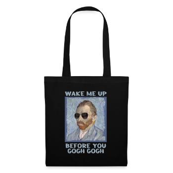Van Gogh sort artiste Art - Sac en tissu - noir - Devant