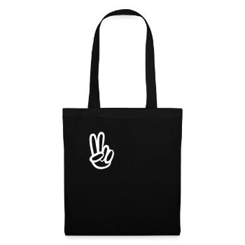 Hippie Peace Peace Sign Peace - Tote Bag - black - Front