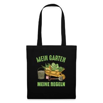 Hobbygärtner Gärtner - Stoffbeutel - Schwarz - Vorne