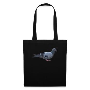 Pigeons graphic t-shirt gift - Tote Bag - black - Front