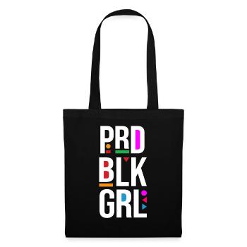 Prd Blk Grl Proud Black Girl Word - Tote Bag - black - Front