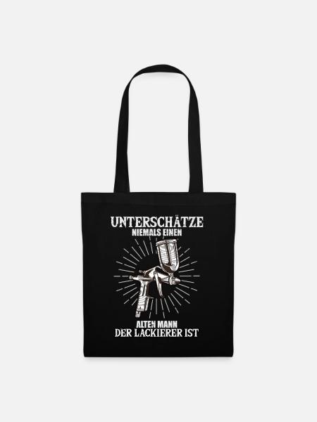 Cooler Spruch für Fahrzeuglackierer Lackierer - Stoffbeutel - Schwarz