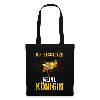 Imker Geschenk Bienchen Nektar Beekeeper Wespe - Stoffbeutel - Schwarz - Vorne