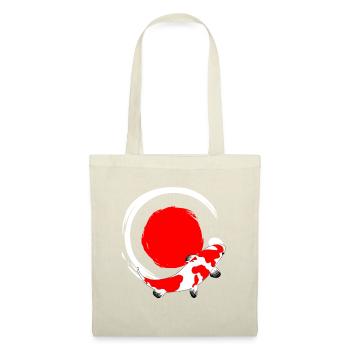 Koi poisson cadeau poisson japonais - Sac en tissu - nature - Devant