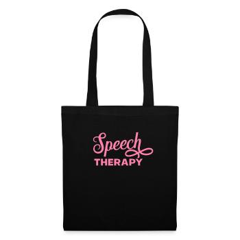 Speech Therapy Speech Therapist Speech Therapist Speech Therapist - Tote Bag - black - Front