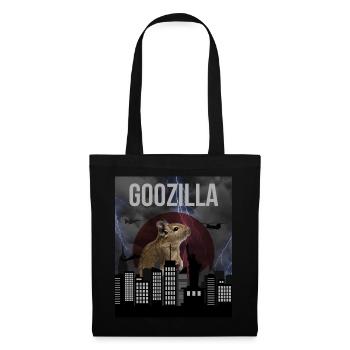 GOOZILLA | Funny Degu Saying (Deguzilla) - Tote Bag - black - Front