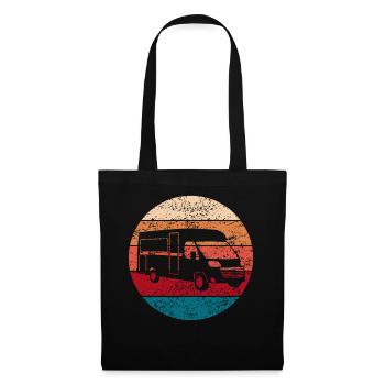 Camping Camper Motorhome Van Vintage Gift - Tote Bag - black - Front