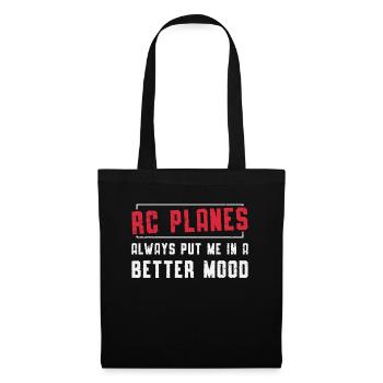 RC Model Airplane Model Airplane Gift - Tote Bag - black - Front
