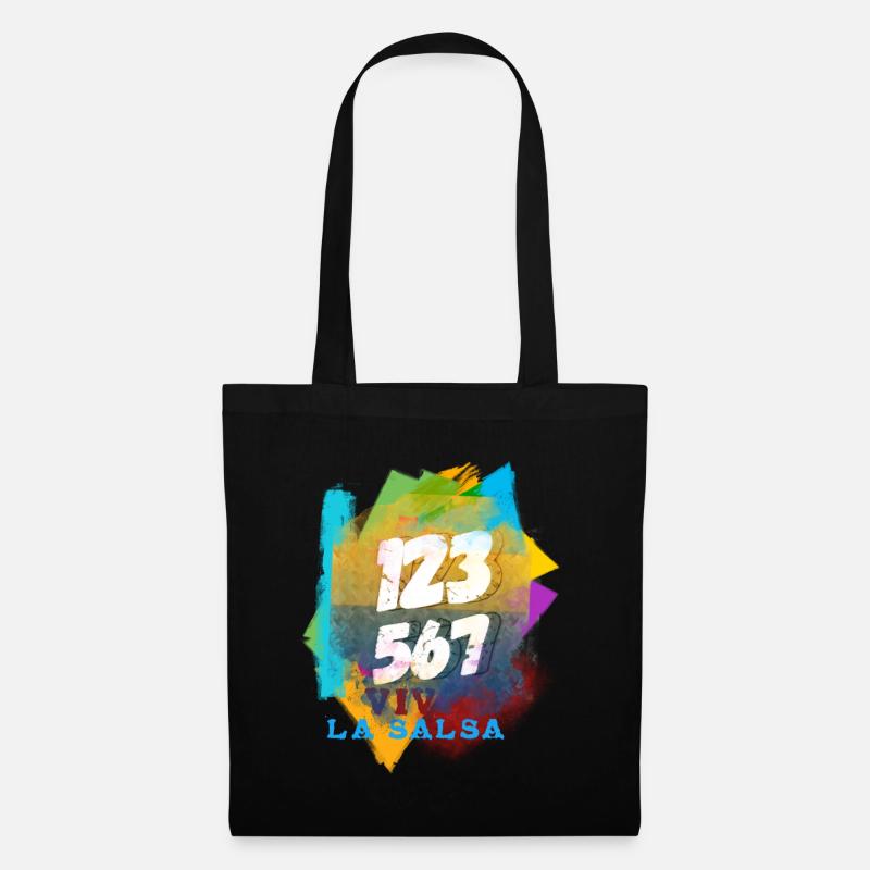 Salsa Dance Salsa 123 567 - Tote Bag - black