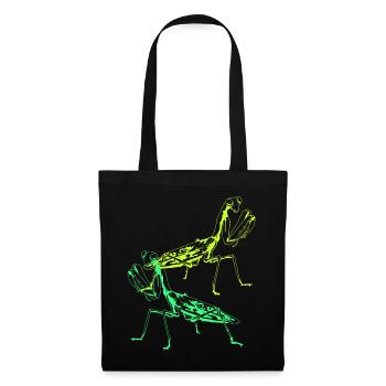 Insecte Faune Mante religieuse Insectes Enfants - Sac en tissu - noir - Devant