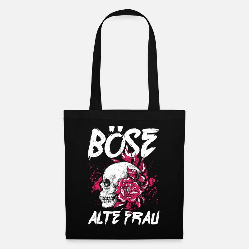 BÖSE ALTE FRAU - Stoffbeutel - Schwarz