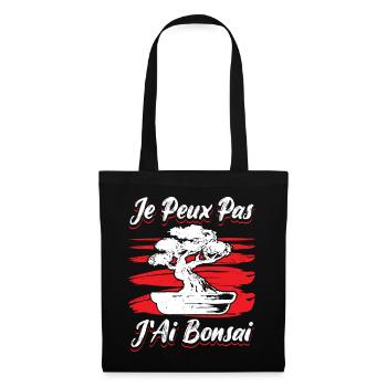 Bonsai Humour Bonsai Japonais - Sac en tissu - noir - Devant