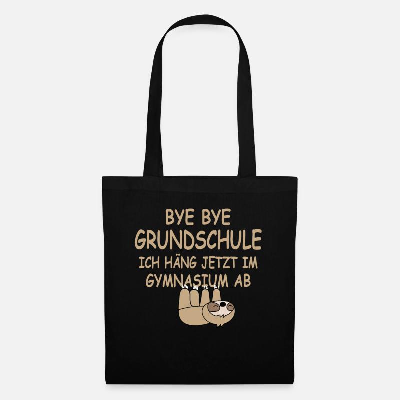 Kindergarten Grundschule Schulanfang Gymnasium - Stoffbeutel - Schwarz