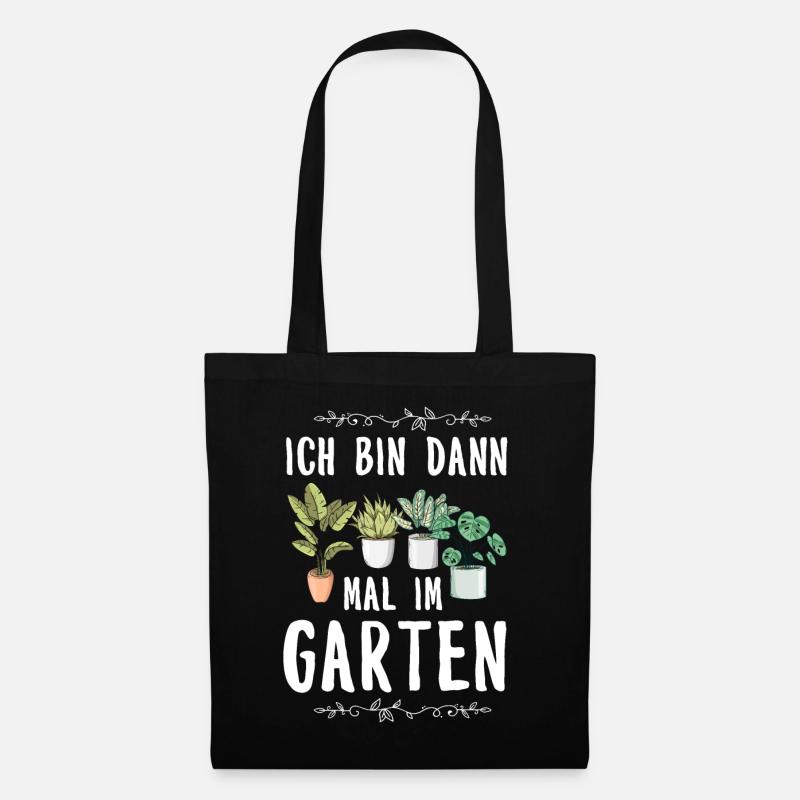 Garten - Stoffbeutel - Schwarz