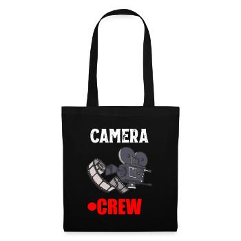Kameramann Filmemacher Regisseur Camera Crew - Stoffbeutel - Schwarz - Vorne
