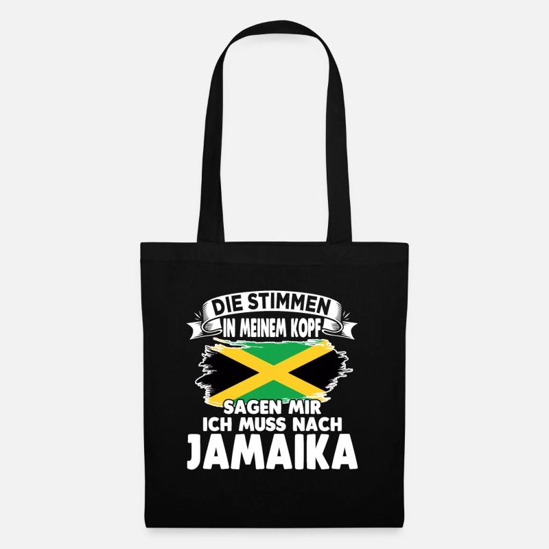 Jamaikaner Raggae Jamaika - Stoffbeutel - Schwarz
