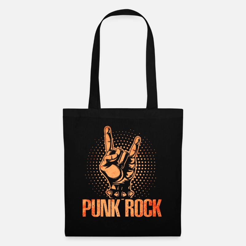 Punk Rock - Stoffbeutel - Schwarz