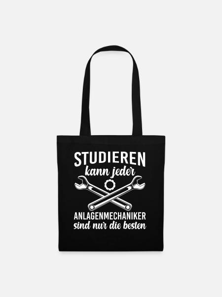 Installateur Sanitär Anlagenmechaniker Klempner - Stoffbeutel - Schwarz