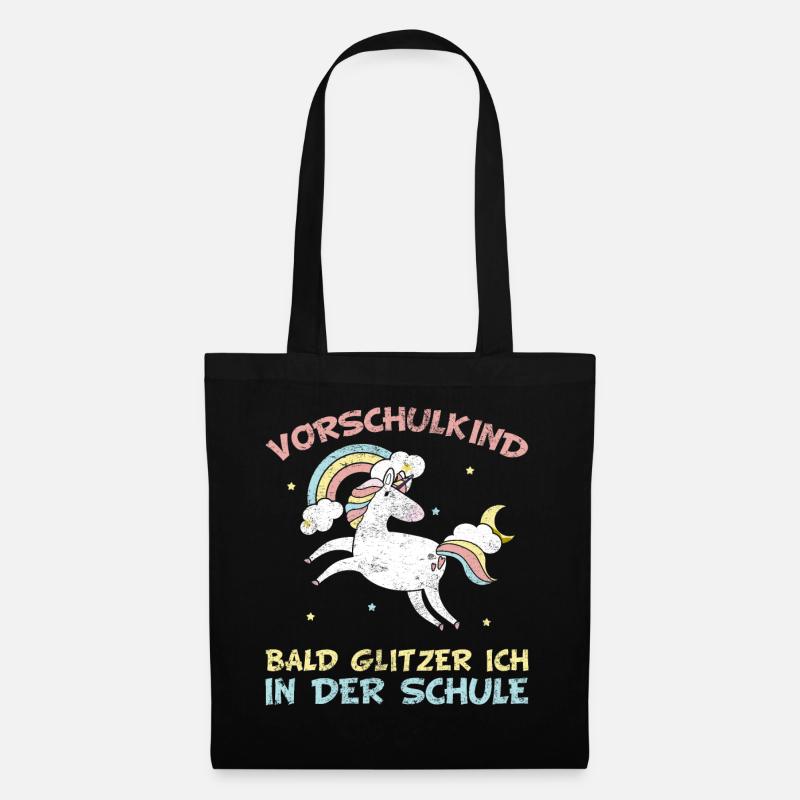 Vorschule Vorschulkind - Stoffbeutel - Schwarz