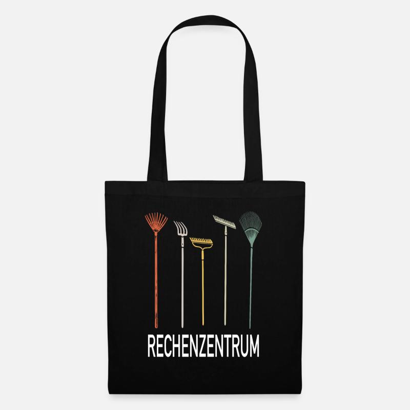 Rechenzentrum Rechen Garten Gärtner Geschenk - Stoffbeutel - Schwarz