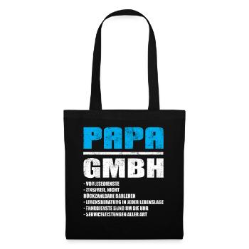 Papa GmbH Vintage - Stoffbeutel - Schwarz - Vorne