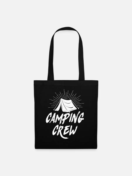 Camping Crew Tent - Stoffbeutel - Schwarz
