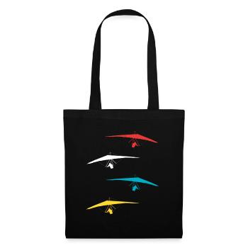 Hang gliders Delta gliders Aviation - Tote Bag - black - Front
