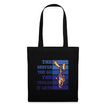 Funny Scuba Diving Under Water Dive Diver Ocean - Tote Bag - black - Front
