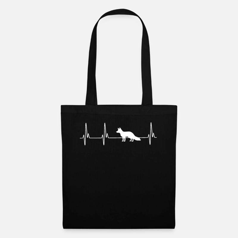 Fox EKG - Stoffbeutel - Schwarz