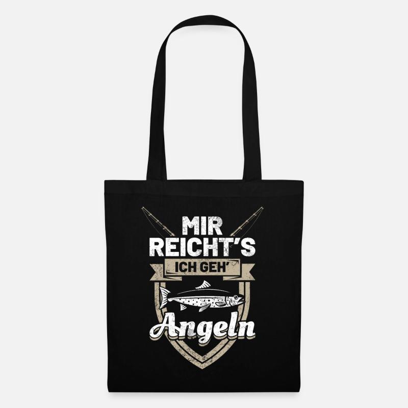 Angler - Stoffbeutel - Schwarz