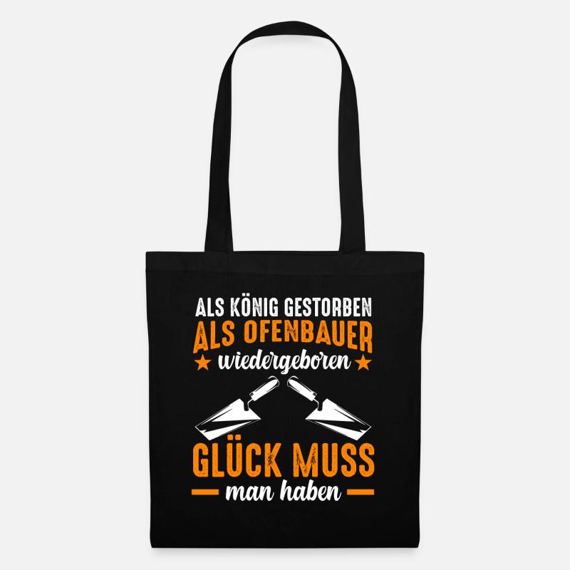 Ofenbauer Ofenbaumeister - Stoffbeutel - Schwarz