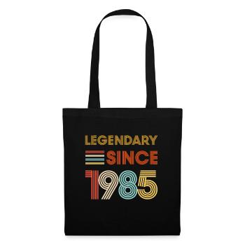 Vintage Legendary since 1985 Anniversaire - Sac en tissu - noir - Devant