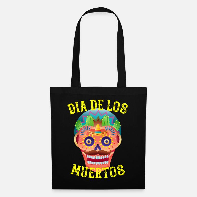 Dia de los Muertos Sugar Skull - Stoffbeutel - Schwarz