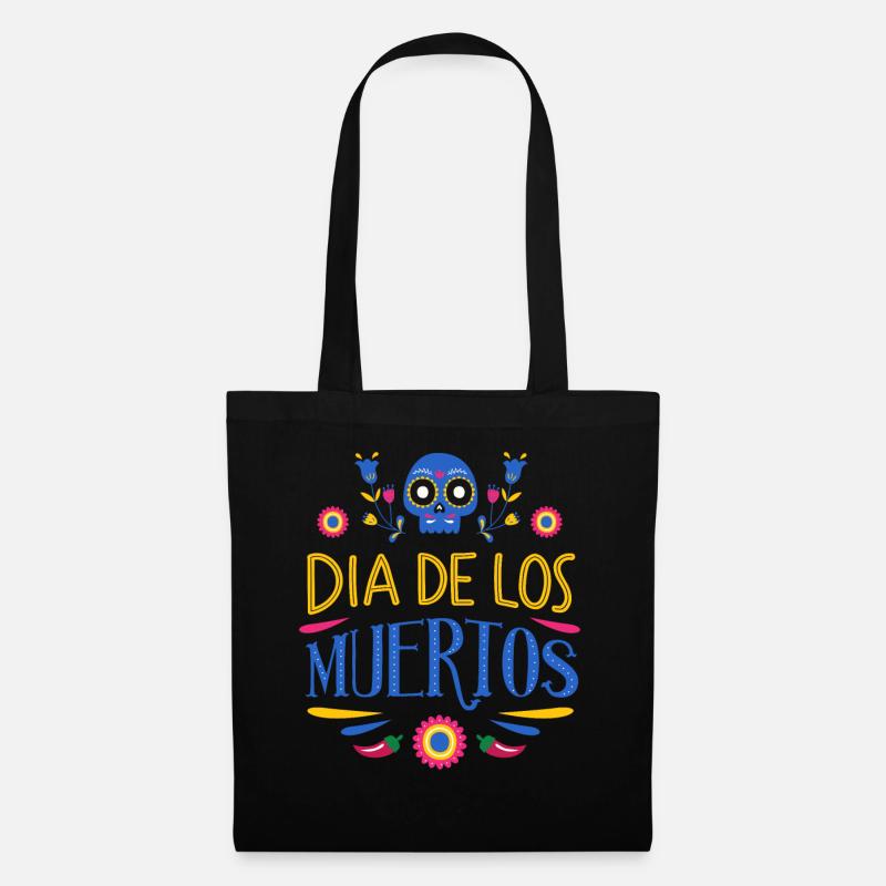 Dia de los Muertos - Stoffbeutel - Schwarz