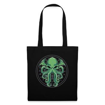 Cthulhu Myth Old Artstyle Poison - Sac en tissu - noir - Devant