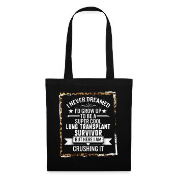 Super Cool Lung Transplant Survivor, Lung - Tote Bag - black - Front