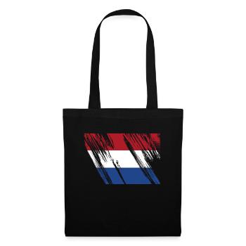 Pays-Bas Pavillon - Sac en tissu - noir - Devant