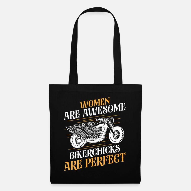 Classic Motorcycle Biker - Stoffbeutel - Schwarz