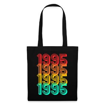 1995 born Born 1995 Gift Birthday - Tote Bag - black - Front