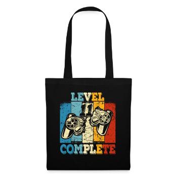 Kids Level 11 Complete Birthday Shirt Gamer - Tote Bag - black - Front