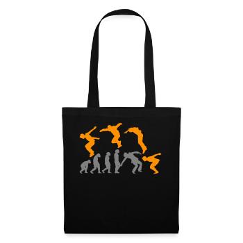 Parkour Parkour Runner Obstacle Parkour Evolution - Tote Bag - black - Front