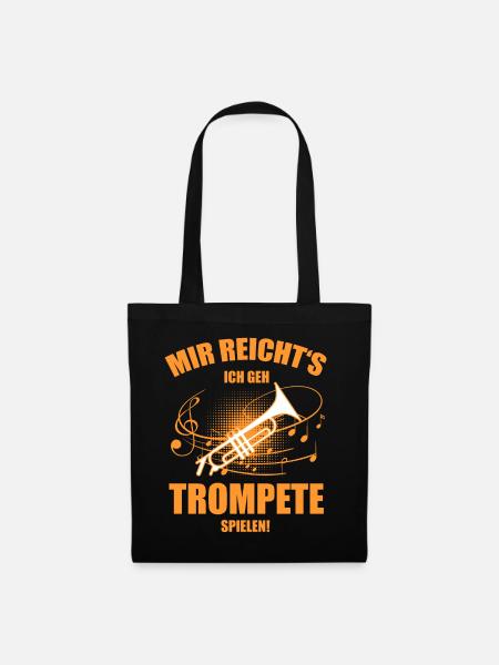 Trompete Trompeter - Stoffbeutel - Schwarz