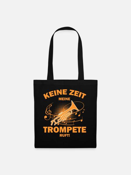 Trompete Trompeter - Stoffbeutel - Schwarz