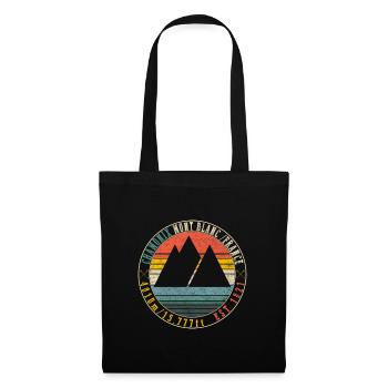 Chamonix Shirt, Mont Blanc France Tee, Chamonix - Tote Bag - black - Front
